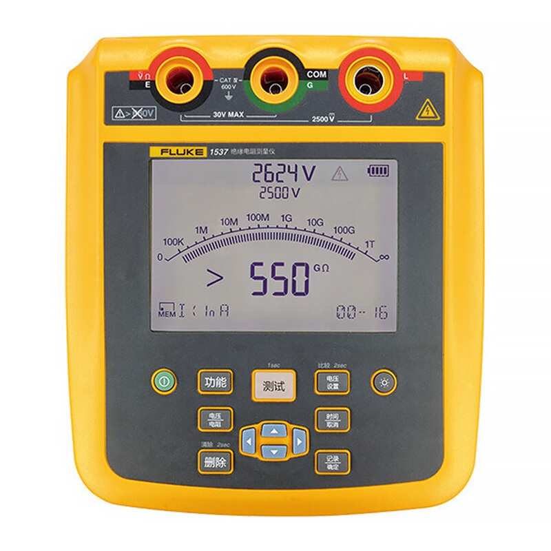 美国福禄克FLUKE Fluke 1537 2500V 绝缘电阻测试仪